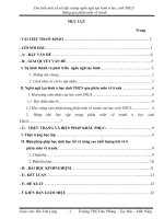 SKKN tìm hiểu một số nét đặc trưng ngôn ngữ tạo hình ở học sinh THCS thông qua phân môn vẽ tranh 