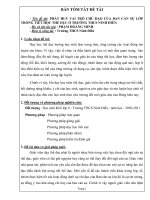 SKKN phát huy vai trò chủ đạo của ban cán sự lớp trong tiết học thể dục ở trường trung học cơ sở ninh điền 