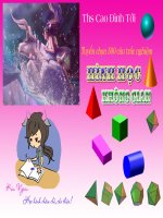 500 CAU HOI TRAC NGHIEM HINH HOC KHONG GIAN ON THI HOC KI i