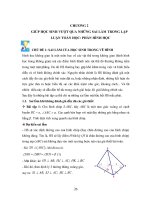 Giúp học sinh trung học phổ thông vượt qua những sai lầm trong lập luận toán học phần hình học 