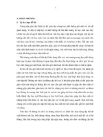 Tiểu luận nghiên cứu những trò chơi và những câu hỏi vui dành cho sinh hoạt tập thể phù hợp với lứa tuổi trung học phổ thông 