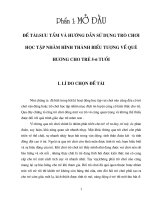 SKKN sưu tầm và hướng dẫn sử dụng trò chơi học tập nhằm hình thành biểu tượng về quê hương cho trẻ 5 6 tuổi 