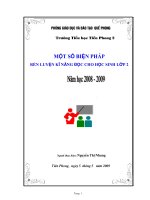 SKKN một số biện pháp rìn luyện kĩ năng đọc cho học sinh lớp 2 