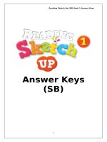 Reading sketch up 1 SB answer keys 