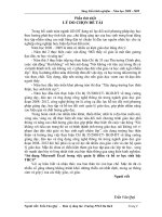 SKKN sử dụng microsoft excel trong việc quản lý điểm và hồ sơ học sinh bậc THCS 