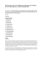 Bài thảo luận quản trị rủi ro một khách hàng phàn nàn về thái độ phục vụ nhận dạng rủi ro, dự báo những tổn thất