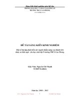 SKKN một số bài tập phát triển sức mạnh nhằm nâng cao thành tích nhảy xa kiểu ngôì cho học sinh lớp 9 trường THCS cao phong 