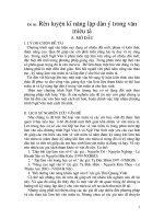 SKKN rèn luyện kĩ năng lập dàn ý trong văn miêu tả 