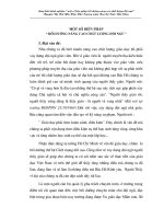 SKKN một số biện pháp bồi dưỡng nâng cao chất lượng đội ngũ 