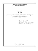 SKKN xây dựng một số câu hỏi trắc nghiệm khách quan cho bài ôn tập lịch sử lớp 5 