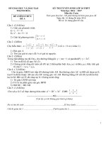 Đề thi tuyển sinh lớp 10 môn toán năm 2016 2017 Sở GDĐT Thanh Hóa