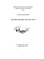 SKKN giúp học sinh học tốt toán lớp 4 