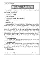 SKKN biện pháp phát huy tính tích cực của học sinh thông qua giờ học ngữ văn ở trường trung học cơ sở ninh điền 