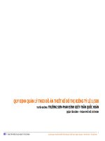 QUY ĐỊNH QUẢN LÝ THEO ĐỒ ÁN THIẾT KẾ ĐÔ THỊ RIÊNG TỶ LỆ 1/500