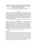 NGHIÊN CỨU CÁC YẾU TỐ ẢNH HƯỞNG ĐẾN ỨNG DỤNG THƯƠNG MẠI ĐIỆN TỬ TRONG CÁC DOANH NGHIỆP NHỎ VÀ VỪA TRÊN ĐỊA BÀN THÀNH PHỐ ĐÀ NẴNG