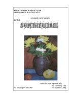 SKKN hiệu quả của việc trưng bày kết quả học tập môn mĩ thuật 