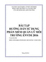 Hướng Dẫn Sử Dụng phần mềm EnvimDot  TAP2 mô hình quản lý môi trường