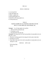 SKKN rèn luyện phát âm cho trẻ tư 3 4 tuổi thông qua trò chơi học tập 