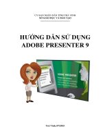 Hướng Dẫn Sử Dụng Adobe Presenter 9