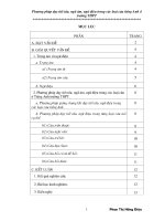 SKKN phương pháp dạy tiết tấu, ngữ âm, ngữ điệu trong các loại câu tiếng anh ở trường THPT 