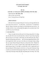 SKKN giáo dục an toàn giao thông cho học sinh tiểu học 