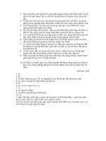 Câu hỏi đúng sai ôn tập môn Kinh tế phát triển Đề 3