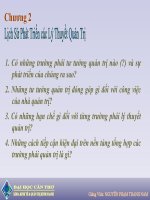 Slide chương 2 lịch sử phát triển các lý thuyết quản trị (bài giảng quản trị học) 