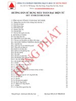 Hướng dẫn sử dụng máy toàn đạc điện tử sokkia set 1030r 2030r 3030r