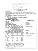 Kế hoạch bài dạy tiếng việt lớp 4 phân môn luyện từ và câu (2) 