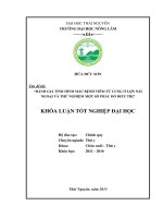 Đánh giá tình hình mắc bệnh viêm tử cung ở lợn nái ngoại và thử nghiệm một số phác đồ điều trị 