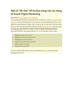 Một số “đồ chơi” hỗ trợ bạn trong việc xây dựng kế hoạch Digital Marketing  Clays Nguyen