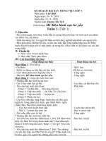 Kế hoạch bài dạy tiếng việt lớp 4 phân môn tập đọc (2) 