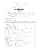 Kế hoạch bài dạy tiếng việt lớp 4 phân môn kể chuyện (2) 