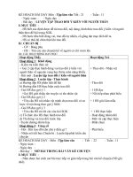 Kế hoạch bài dạy môn tập làm văn  lớp 4  tuần 11 đến tuần 24 