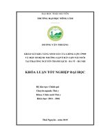 Khảo sát khả năng sinh sản của giống lợn CP909 và một số bệnh thường gặp ở đàn lợn nái nuôi tại trại ông nguyễn thanh lịch – ba vì – hà nội