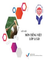 Slide bài giảng công nghệ giáo dục Môn tiếng việt lớp 1