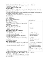 Kế hoạch bài dạy môn kể chuyện lớp 4 tuần 11 