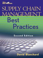 Supply chain management  2e david blanchard