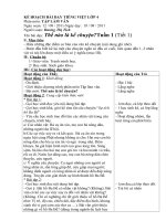 Kế hoạch bài dạy tiếng việt lớp 4 phân môn tập làm văn (2) 