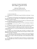 Thi tuyển công chức   danh mục tài liệu nghiệp vụ công chức.