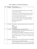 TRẮC NGHIỆM tư TƯỞNG hồ CHÍ MINH y4 