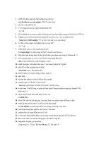 Câu hỏi ôn tập cuối kỳ môn Kinh tế phát triển có đáp án