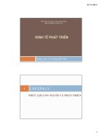 Slide Kinh tế phát triển chương 5 cô Bảo Trâm Đại học Ngoại thương