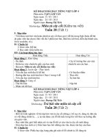 Kế hoạch bài dạy tiếng việt lớp 4 phân môn tập làm văn (2) 