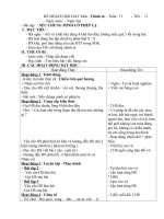 Kế hoạch bài giảng môn chính tả lớp 4 tuần 11 