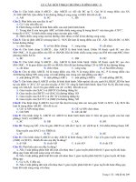 trắc nghiệm hình học, đại số giải tích hàm số 11, tổ hợp