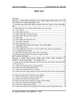 Lập kế hoạch dự trữ và cung ứng vật tư kỹ thuật chủ yếu năm 2015 tại công ty than nam mẫu TKV 