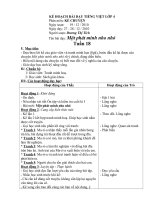 Kế hoạch bài dạy tiếng việt lớp 4 phân môn  kể chuyện  tuần 19 đến 27 