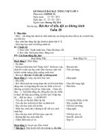 Kế hoạch bài dạy tiếng việt lớp 4 phân môn chính tả (3) 