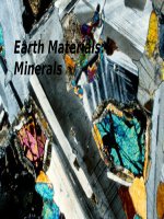 Minerals introduction to earth science